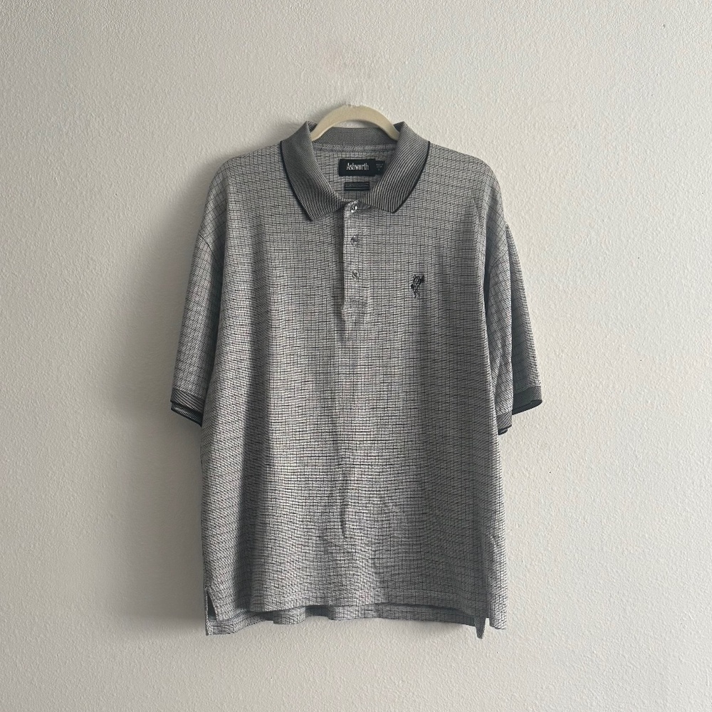 Ashworth Striped Polo Shirt